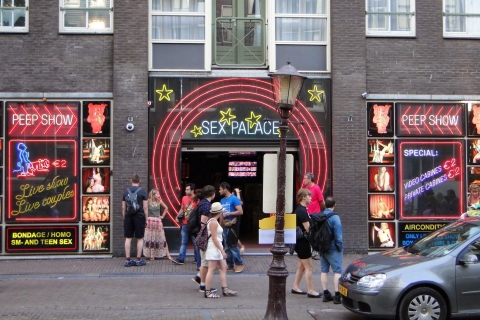Amsterdam: Rotlichtviertel- und Coffeeshop-TourGruppentour auf Spanisch