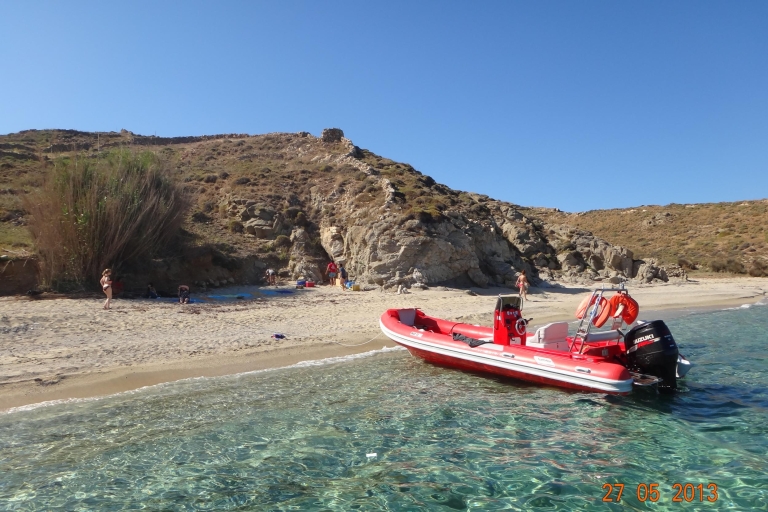 Mykonos : excursion en bateau privé et plongée en apnée en mer