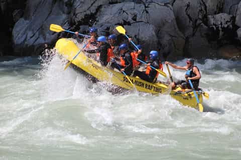 From Squamish: Elaho Whitewater Experience with Island BBQ