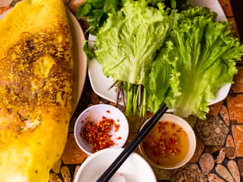Tour privato della cucina vegana in scooter a Ho Chi Minh City