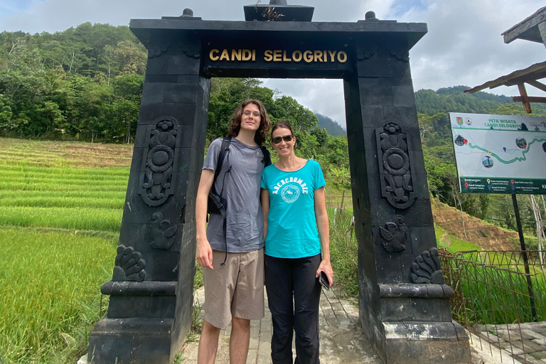 Yogyakarta: Sunrise, Rice Terrace, & Borobudur Tour Kedung Kayang waterfall viewpoint