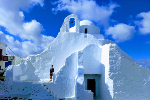 Mykonos: Tour panoramico di un giorno intero con pranzoMykonos: tour di 1 giorno con pranzo