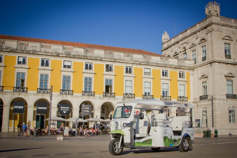 Lisboa: Tour de 2 horas por Belém y la Era Dorada en Eco-TukTour privado en francés