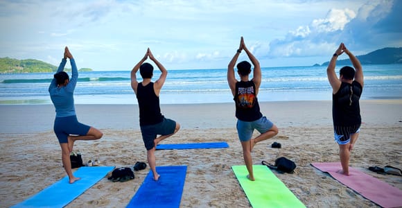 Phuket: Patong Beach Sunrise Yoga, Breathwork & Meditation
