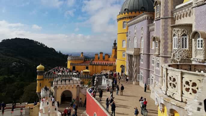 from lisbon halfday tour to sintra and pena palace