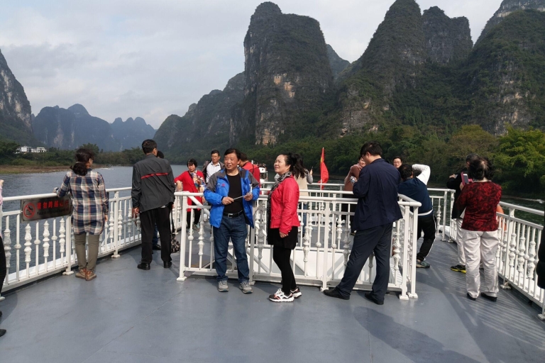 Crucero por el río Guilin Li y tour en el campo YangshuoCrucero y tour con Xingping Fisherman's Sunset Show