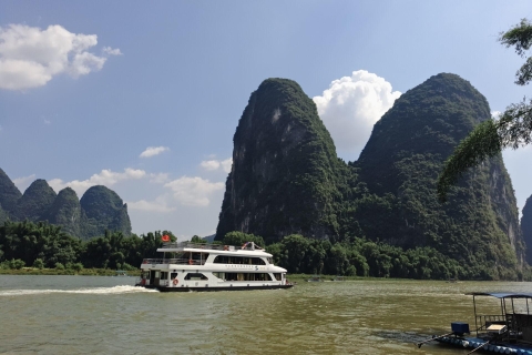 Guilin Li River Cruise en Yangshuo Countryside TourCruise en Tour met Cuiping Hill Sunset