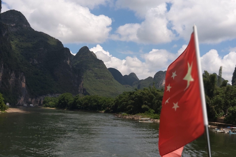 Guilin Li River Cruise i wycieczka wiejska YangshuoRejs i wycieczka z Cuiping Hill Sunset