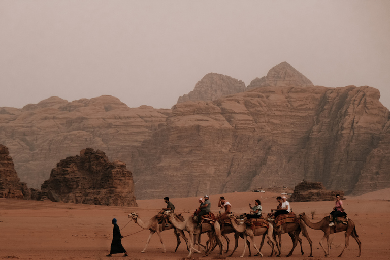 Aqaba: Traslado en coche privado con safari en jeep por Wadi Rum