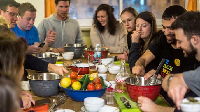 jerusalem hummus workshop und abendessen