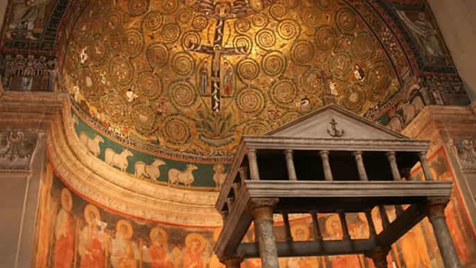 underground rome catacombs basilica of san clemente tour