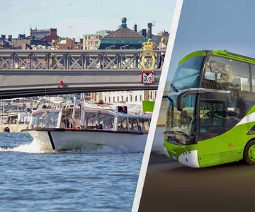 Stockholm: Hop-On Hop-Off Bus or Boat with Audio Guide
