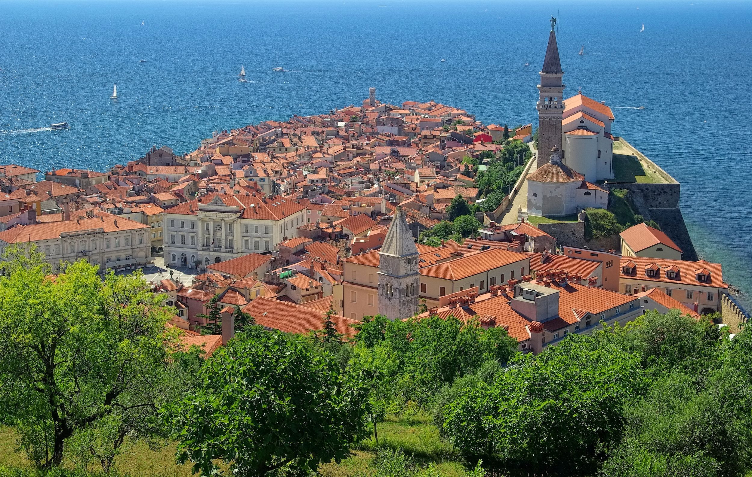 Ab Ljubljana: UNESCO-Höhlen von Škocjan & Piran, Kleingruppe
