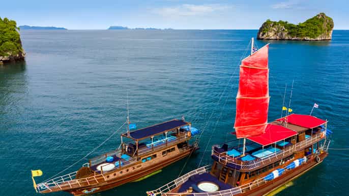 from koh samui halfday private 78foot yacht charter