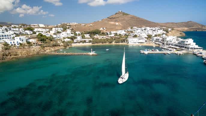 paros fullday sailing cruise in the small cyclades