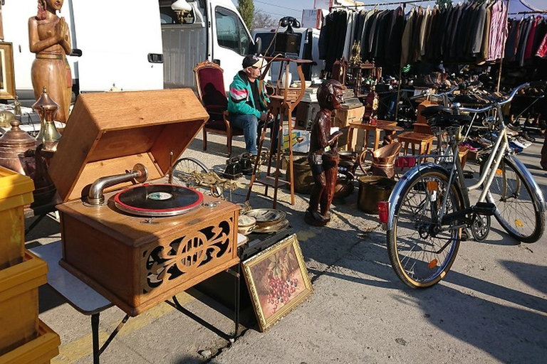 Bucharest: Private Flea Market Tour by Vintage Car