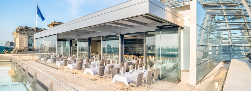 Berlin : dîner sur le toit du restaurant Käfer Reichstag