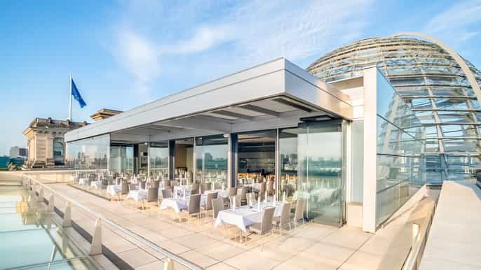 Berlin Reichstag: Lunch at the Käfer Rooftop Restaurant