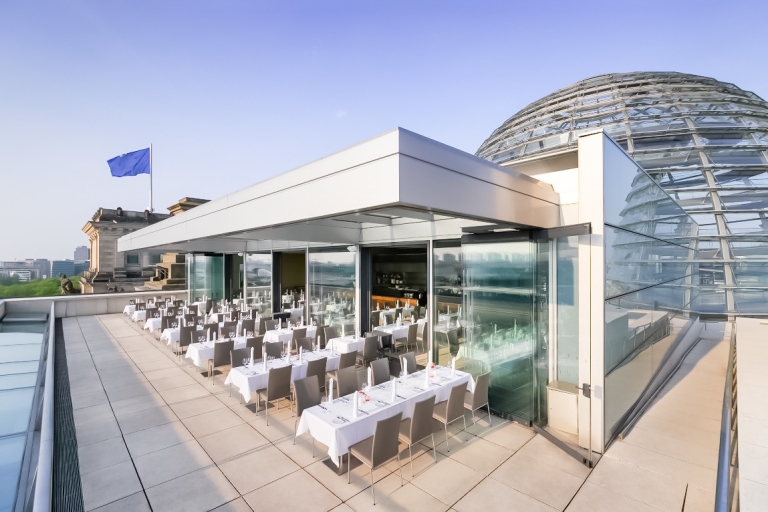 Berlin : déjeuner au restaurant panoramique du Reichstag
