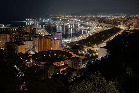 Málaga: Tour in einem bequemen, modernen, umweltfreundlichen und solidarischen Elektro-Tuk-Tuk.TOUR EXPRESS: 35-40 Minuten entlang der Küste und zum Aussichtspunkt Gibralfaro