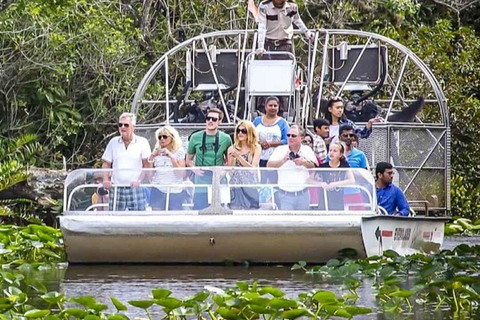 Tour di mezza giornata delle Everglades in motoscafo e trasporto