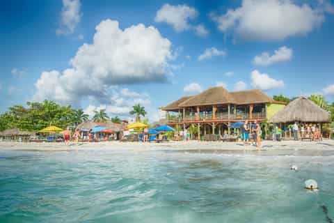 Negril Beach and Ricks Cafe