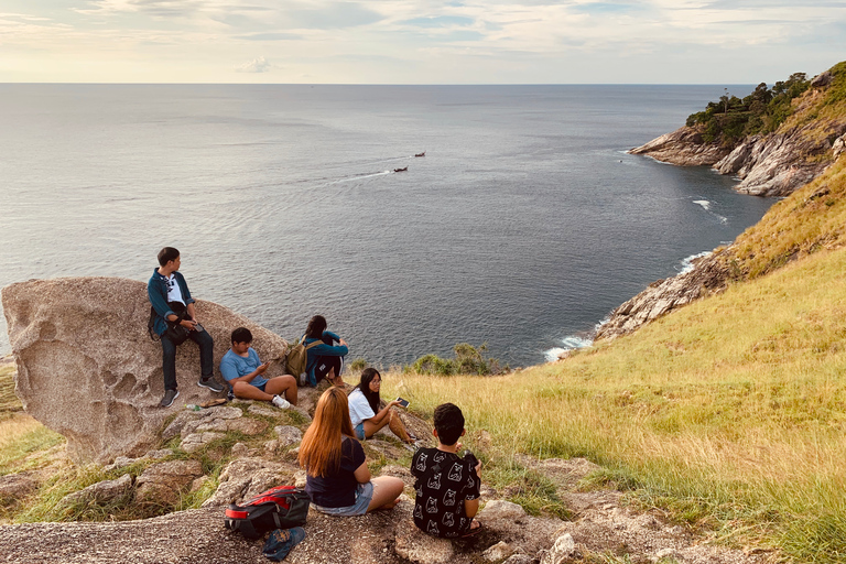 Points de vue de Phuket : Randonnée de 3 heures au coucher du soleil en petit groupePhuket : trek de 3 h au coucher du soleil en petit groupe
