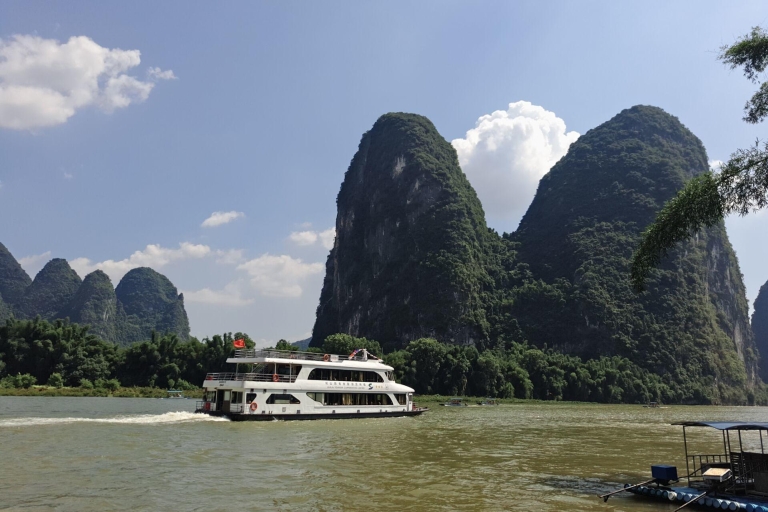 Volle dag ontspannen Li River Cruise TourLi River Cruise - 4-sterren boot met zitplaatsen op het onderste dek