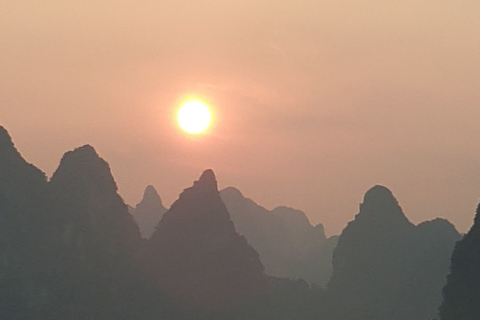 Yangshuo-Landschaft: Private Fahrradtour