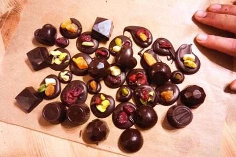 Bruxelles: laboratorio di lavorazione del cioccolato