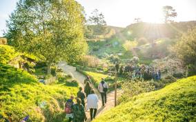 Auckland: Hobbiton Movie Set Day Trip with Festive Lunch
