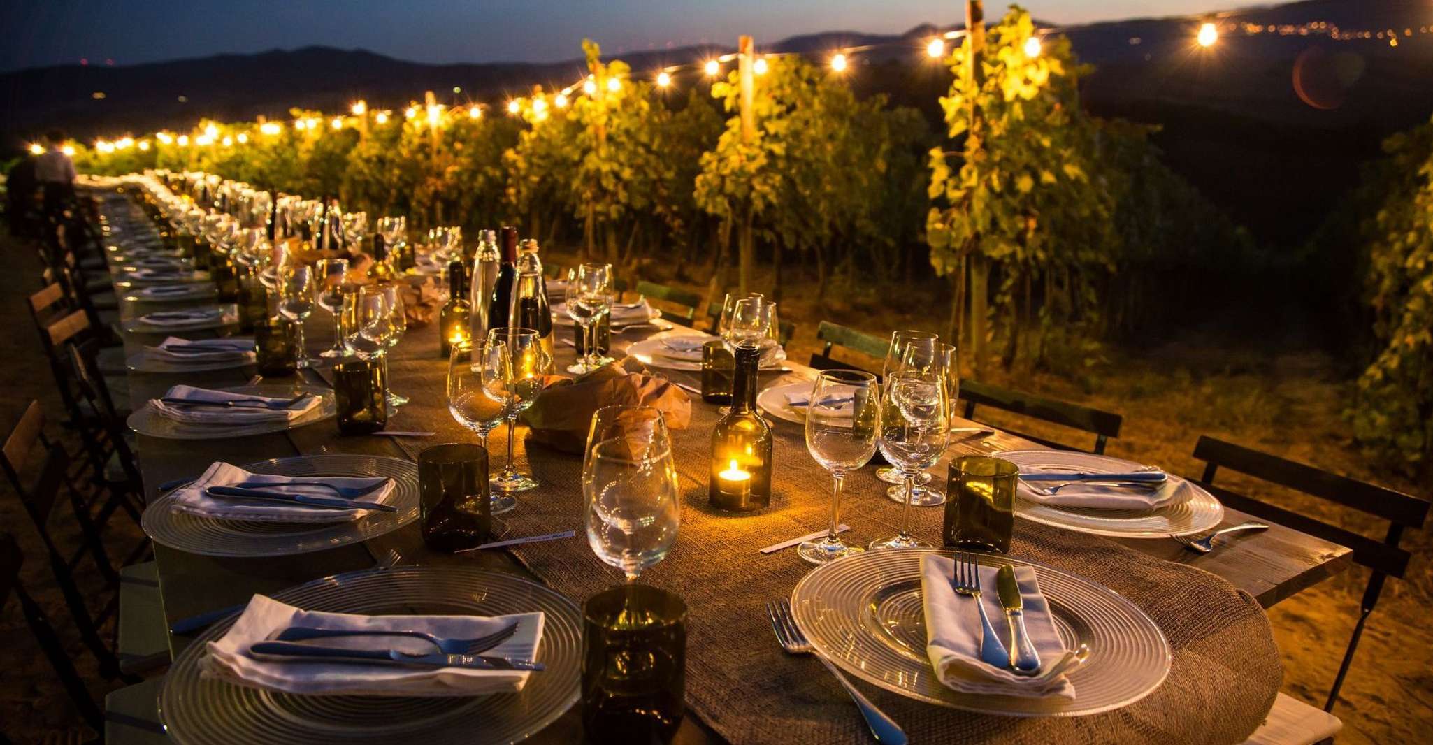 San Gimignano, Romantic Vineyard Diner - Hizvo