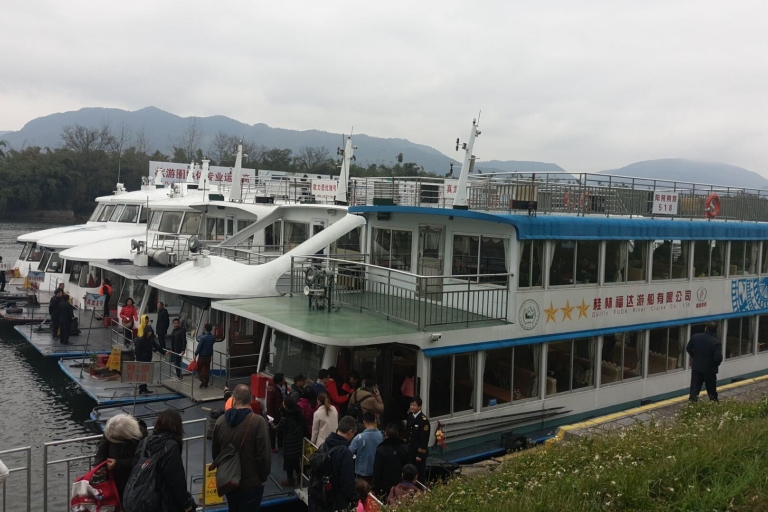 Volle dag ontspannen Li River Cruise TourLi River Cruise - 4-sterren boot met zitplaatsen op het bovendek