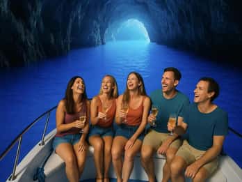 Kotor: Relaxing Blue Cave and Lady of Rock Guided Boat Tour