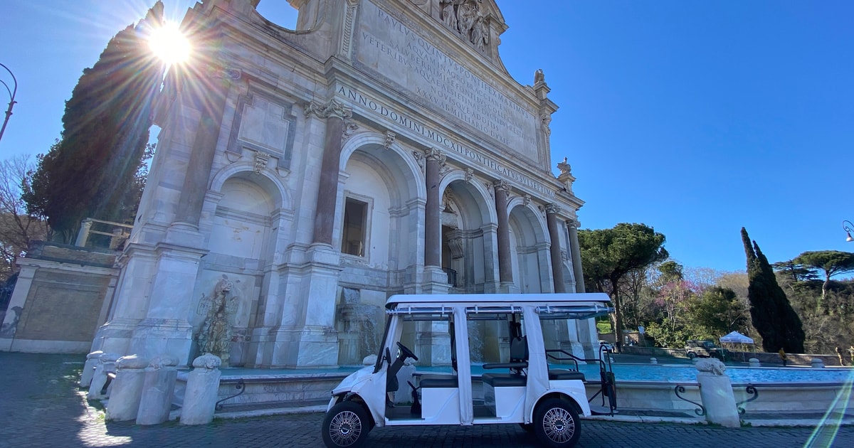 Rome: 3 hrs Golf Cart City Tour with Italian Gelato | GetYourGuide