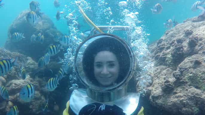 nusa dua underwater sea walking experience