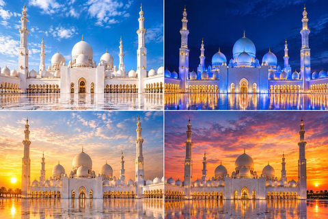 From Dubai: Abu Dhabi Full-Day Tour with Hotel Pickup Dubai:Abudhabi Highlights Shared Tour With Emirates Palace