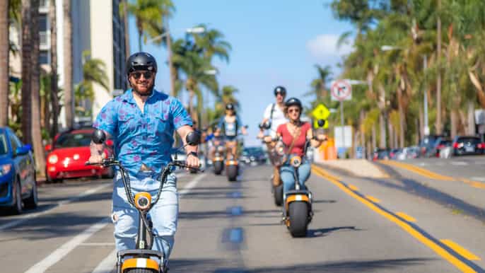san diego downtown and gaslamp loop scooter tour