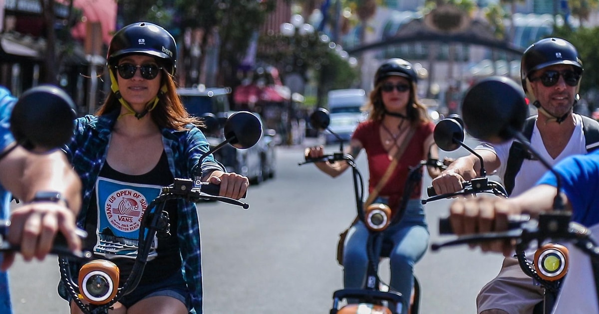 San Diego: Self-Guided Scooter Tour of Downtown &amp; Balboa | GetYourGuide