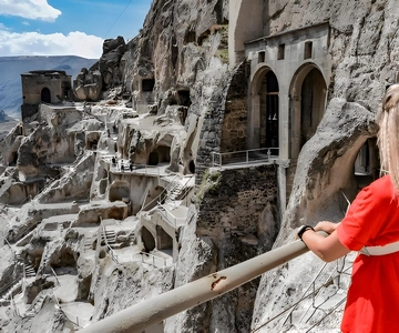 Tbilisi : Borjomi Rabati Vardzia Daytrip GuidedGroupTour