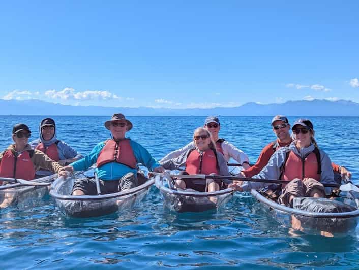 Tahoe Vista: átlátszó kajakkal a Tahoe-tón