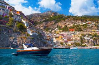 Neapel: Kleingruppen-Bootsfahrt nach Positano und Amalfi