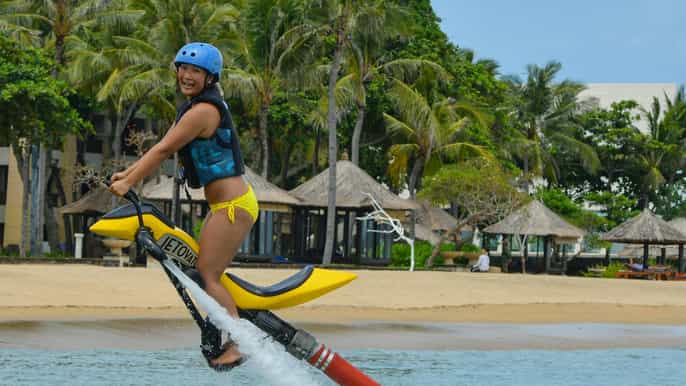 bali nusa dua beach jetovator experience