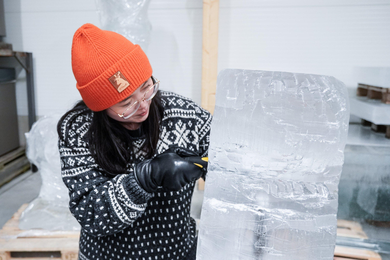 Rovaniemi: Ice sculpting, Sauna Experience & Dinner autumn