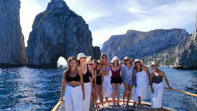 depuis naples croisière à capri