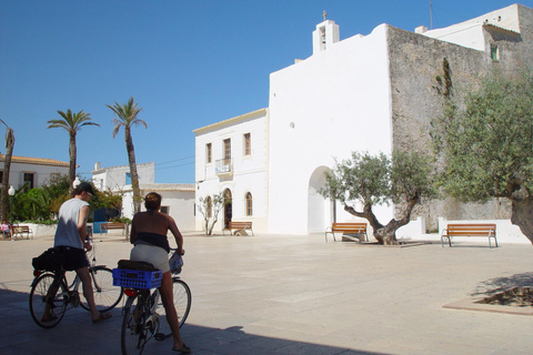 IBIZA: Formentera en Bici desde Ibiza con ferry rápido Pick-Up in Cala Vadella, Club Delfín, Cala Carbo, San Vicent