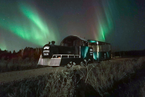 Rovaniemi: Comboio da Aurora para o Wilderness Camp