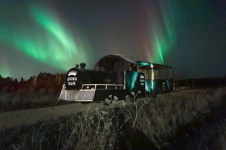 Rovaniemi: Comboio da Aurora para o Wilderness Camp