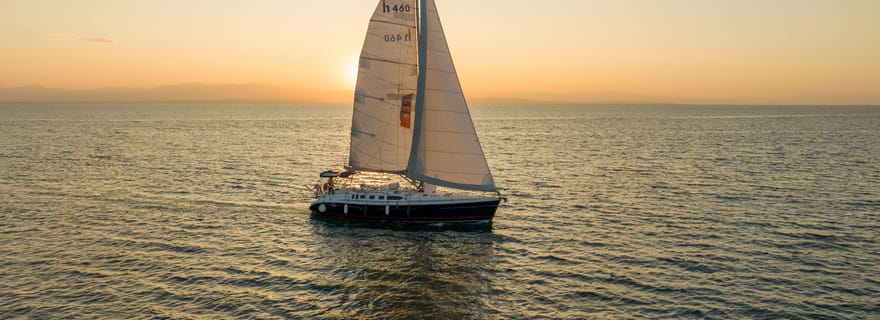 Croisière au coucher du soleil à Thessalonique au départ de Nea Michaniona