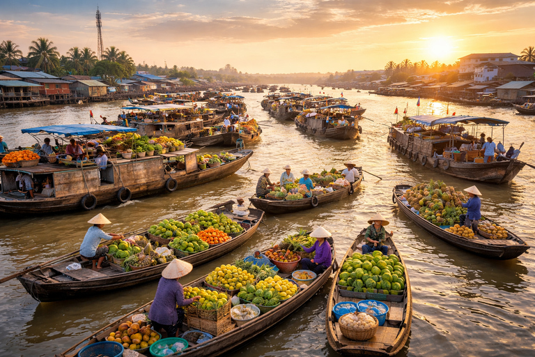 Mekong Delta 3D2N: Floating Market - Chau Doc - Phnom Penh Group Tour